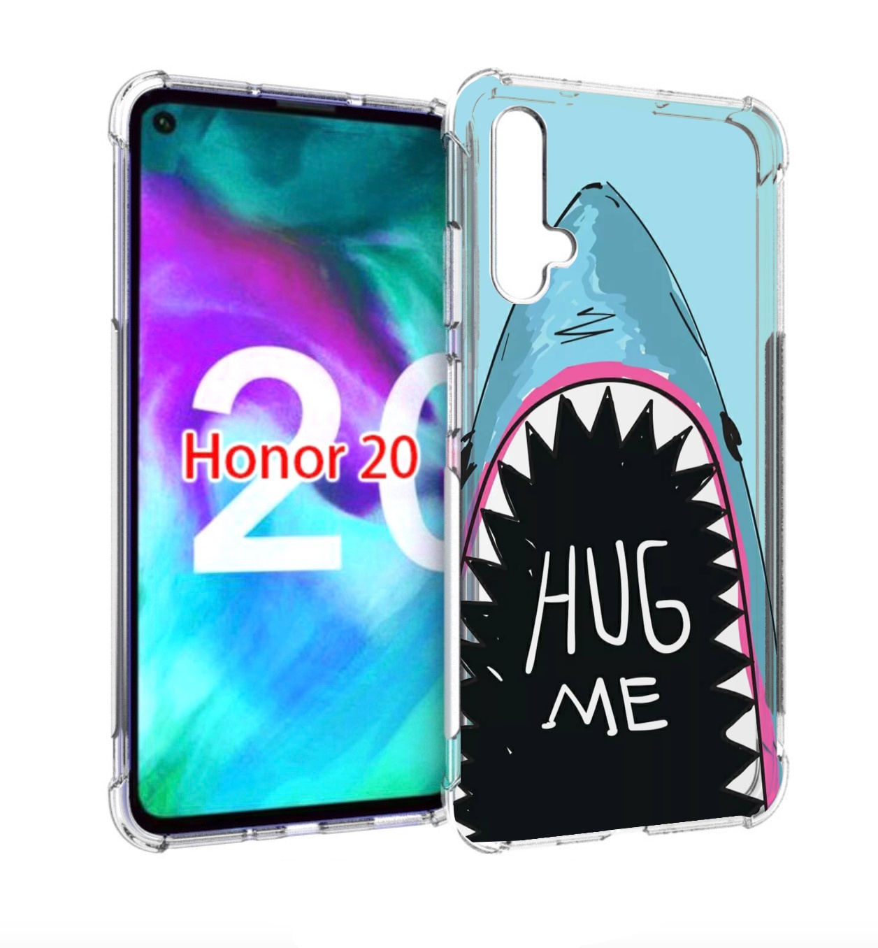 

Чехол бампер MyPads внутри меня для Honor 20, Прозрачный, Tocco