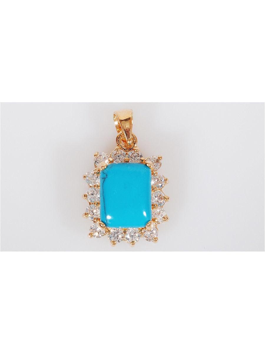 

Кулон из бижутерного сплава Lotus Jewelry 24P-14tq, циркон, 24P-14tq