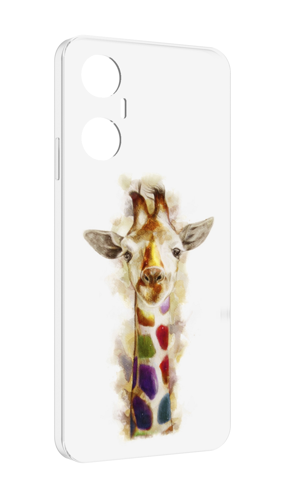 

Чехол MyPads Красочный жираф для Infinix Hot 20 5G, Прозрачный, Tocco