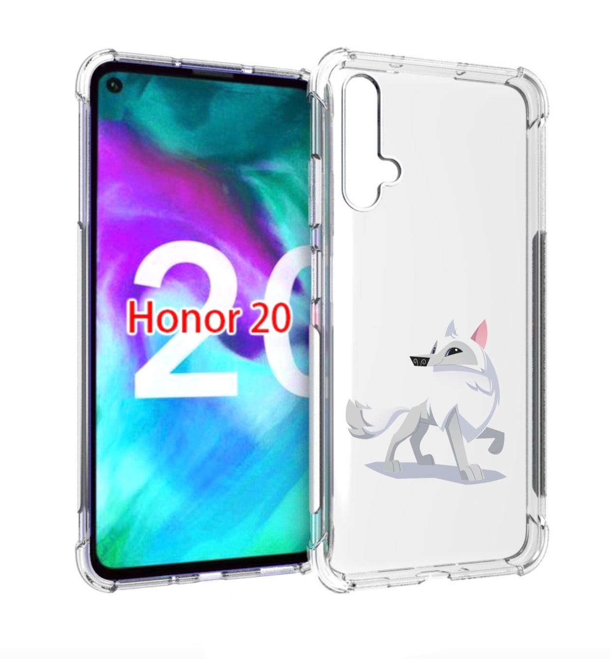 

Чехол бампер MyPads волчок-серый для Honor 20, Прозрачный, Tocco