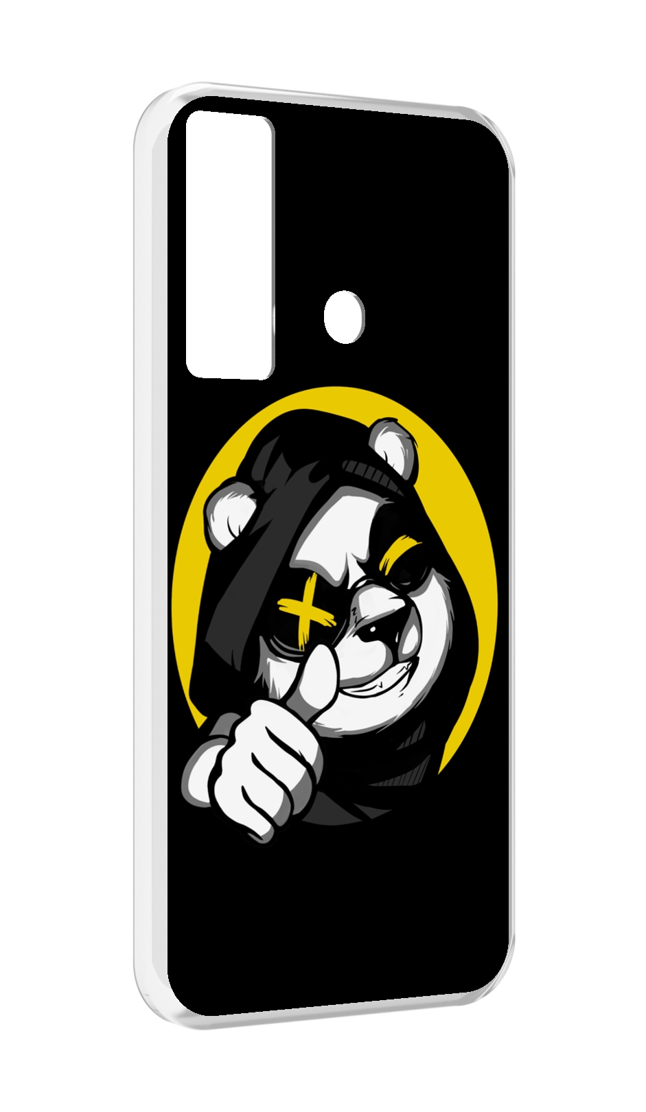 

Чехол MyPads крутая пандочка ок для Tecno Camon 17, Прозрачный, Tocco