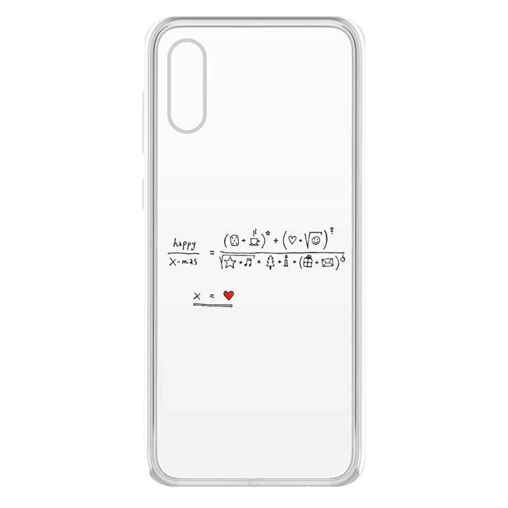 

Чехол-накладка Krutoff Clear Case Праздничная формула для Samsung Galaxy A02 (A022), Прозрачный