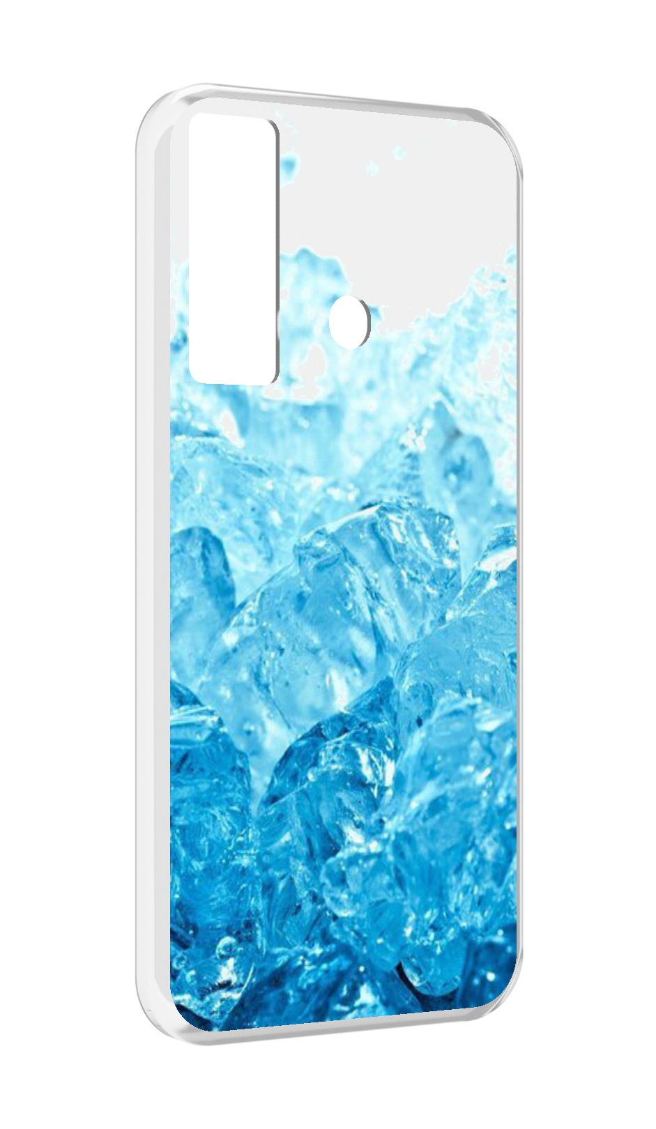 

Чехол MyPads кусочки-льда для Tecno Camon 17, Прозрачный, Tocco