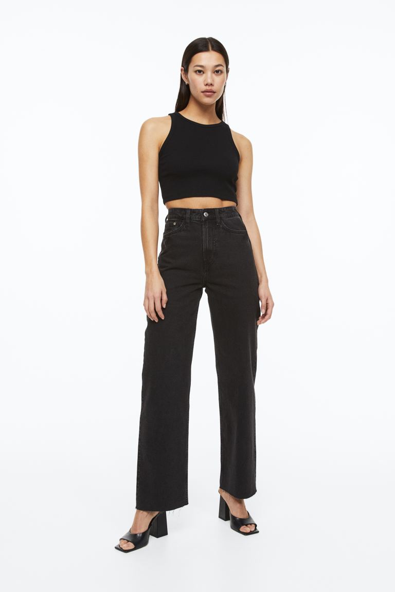 

Джинсы женские H&M 1067430001 черные 50 EU (доставка из-за рубежа), 1067430001