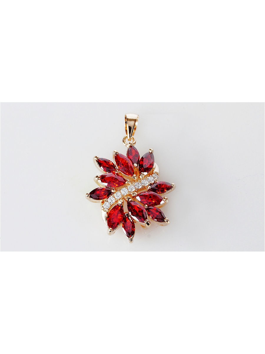 

Кулон из бижутерного сплава Lotus Jewelry 3037P-23gn, гранат, 3037P-23gn