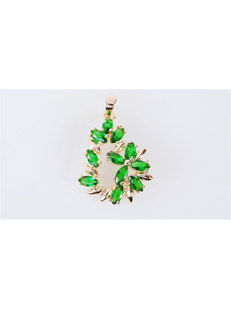 

Кулон из бижутерного сплава Lotus Jewelry 3037P-25Gcz, фианит, 3037P-25Gcz