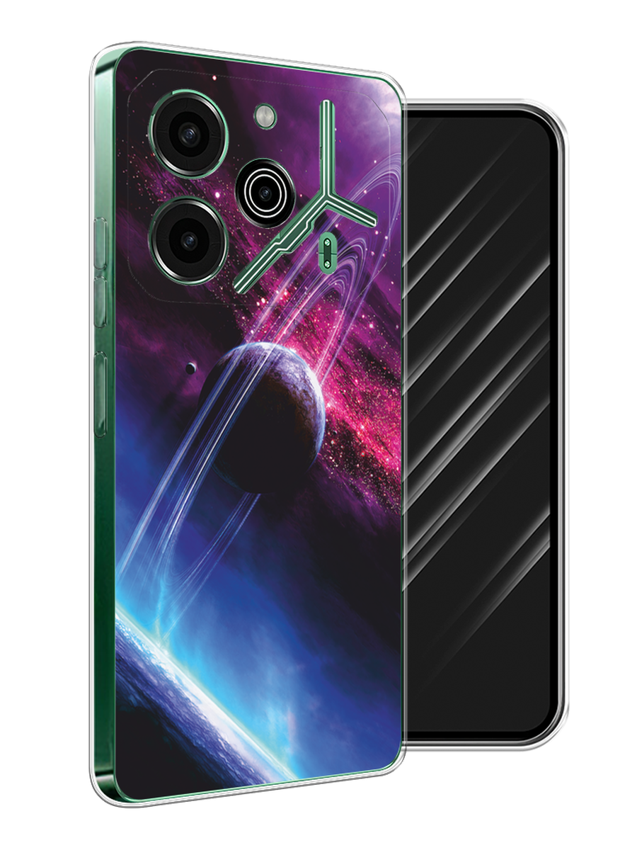 

Чехол Awog на Tecno Pova 6 Pro 5G "Космос 17", Черный;фиолетовый, 305250-1