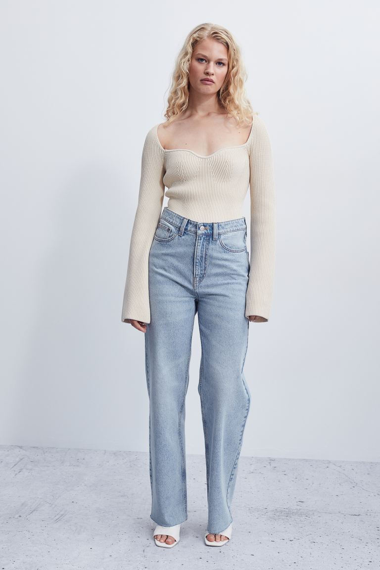 

Джинсы женские H&M 1067430005 синие 46 EU (доставка из-за рубежа), 1067430005