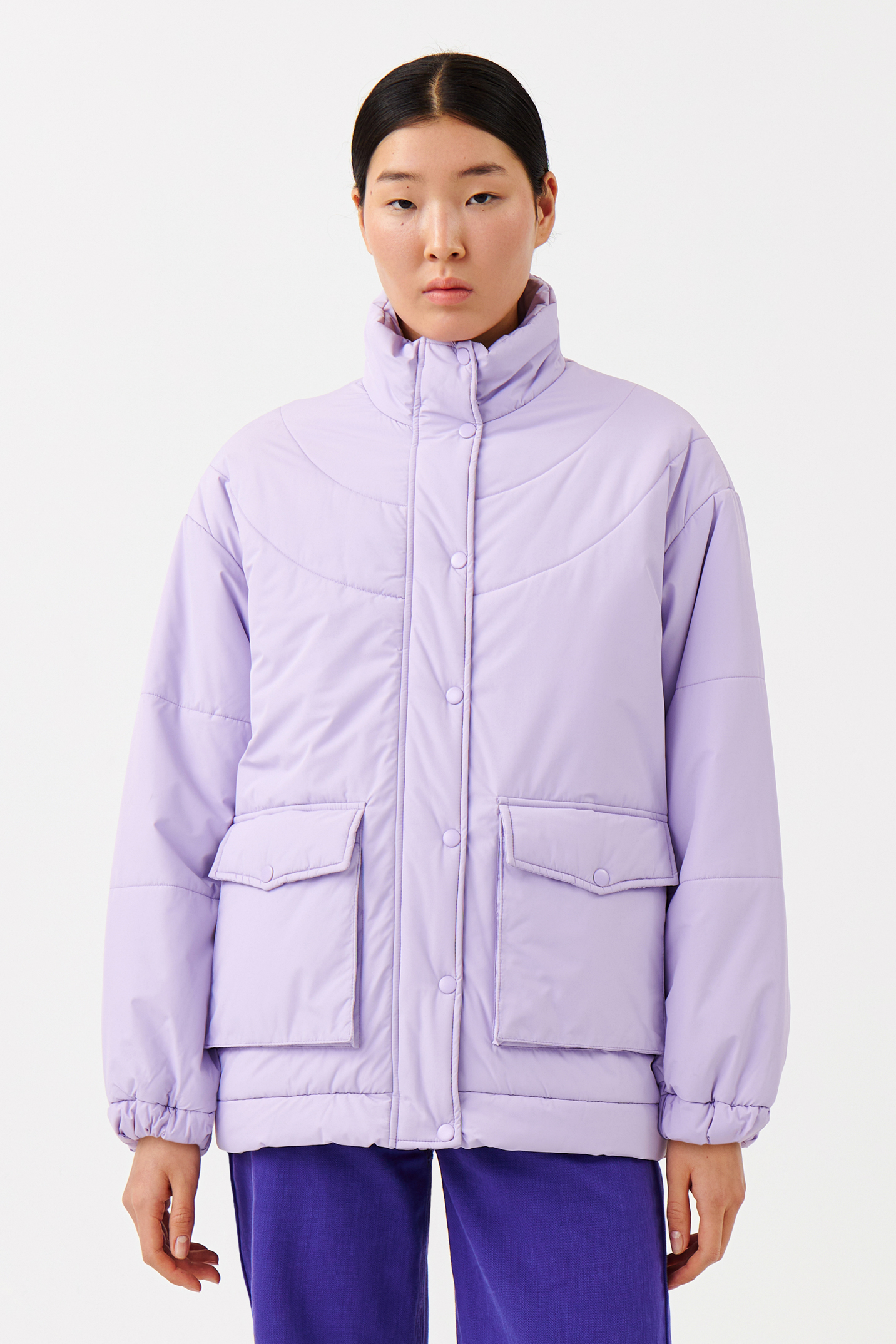 Куртка женская Befree 2211435134-87 фиолетовая XS