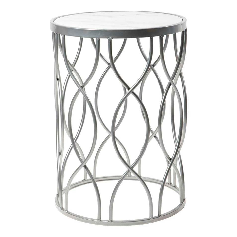 

Стол приставной круглый Glasar с белым мрамором 32 x 32 x 45 см