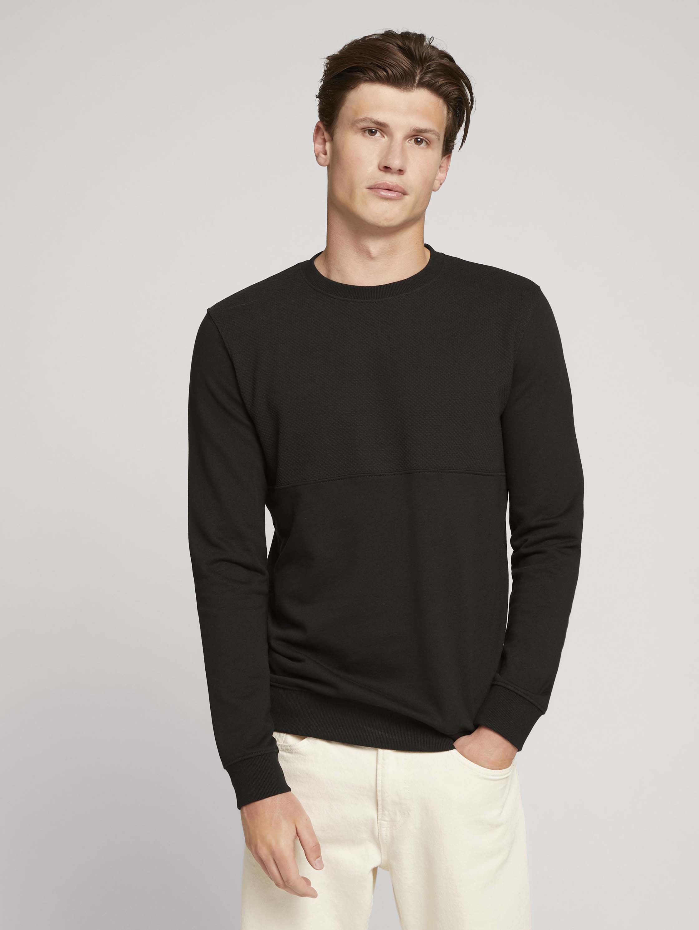 

Свитшот мужской TOM TAILOR 1028402 черный S, 1028402