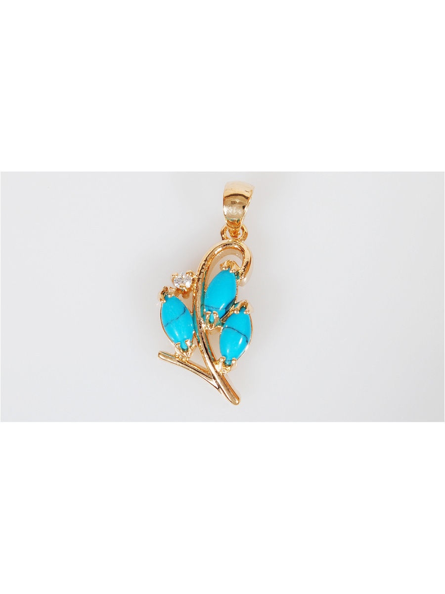 

Кулон из бижутерного сплава Lotus Jewelry 42P-27tq, циркон, 42P-27tq