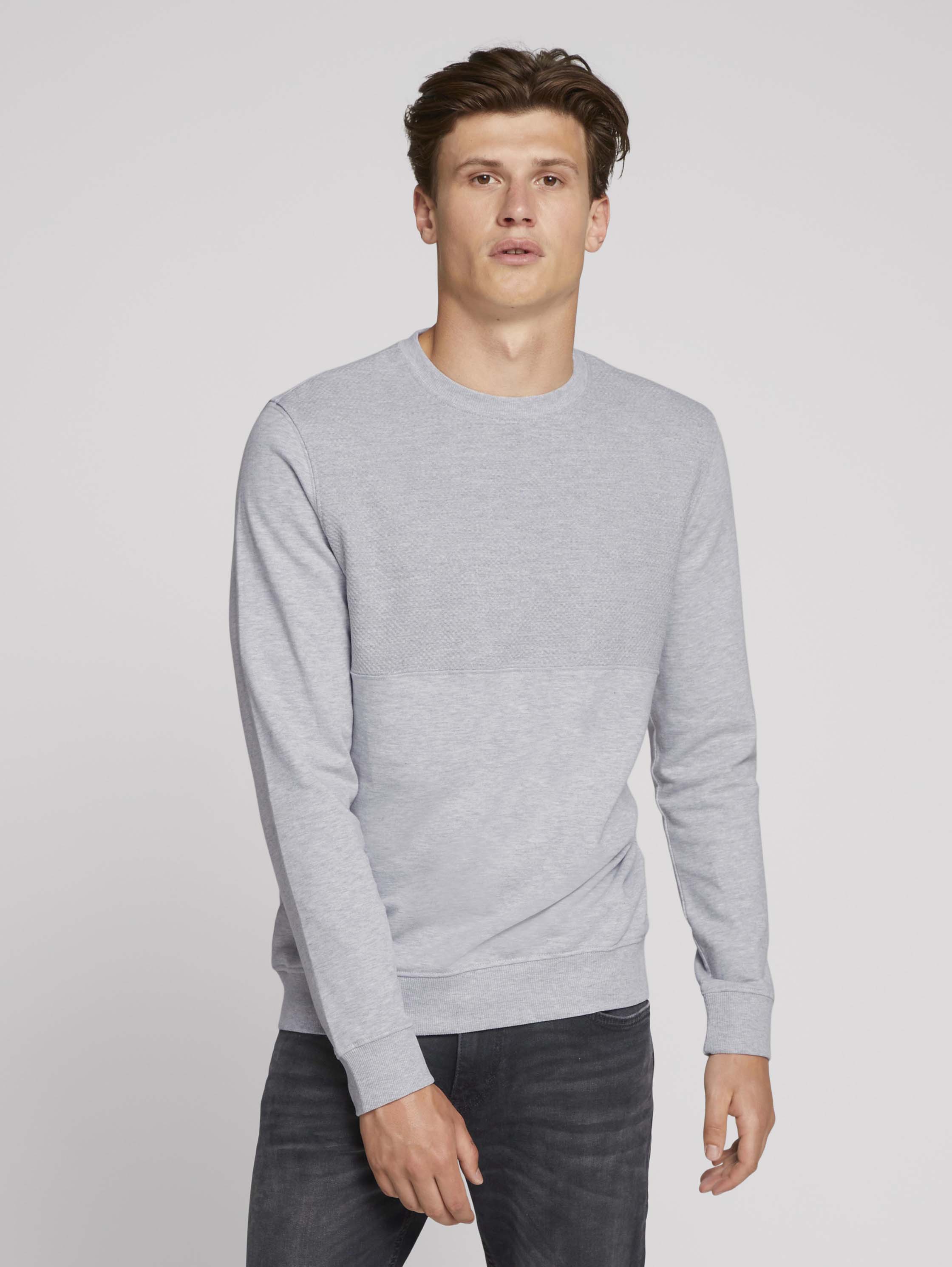 

Свитшот мужской TOM TAILOR 1028402 серый S, 1028402