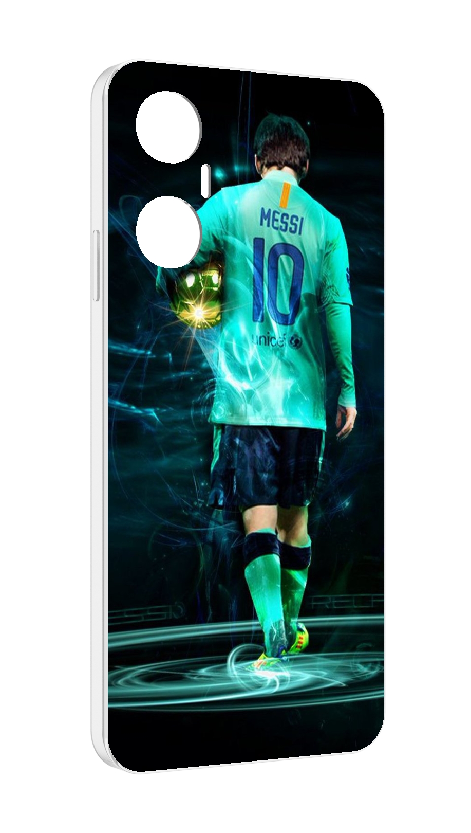 

Чехол MyPads Месси мужской для Infinix Hot 20 5G, Прозрачный, Tocco