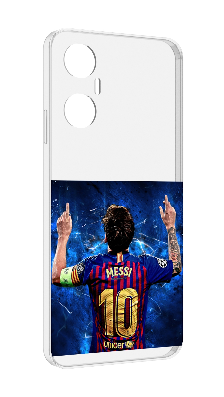 

Чехол MyPads Месси-10 мужской для Infinix Hot 20 5G, Прозрачный, Tocco