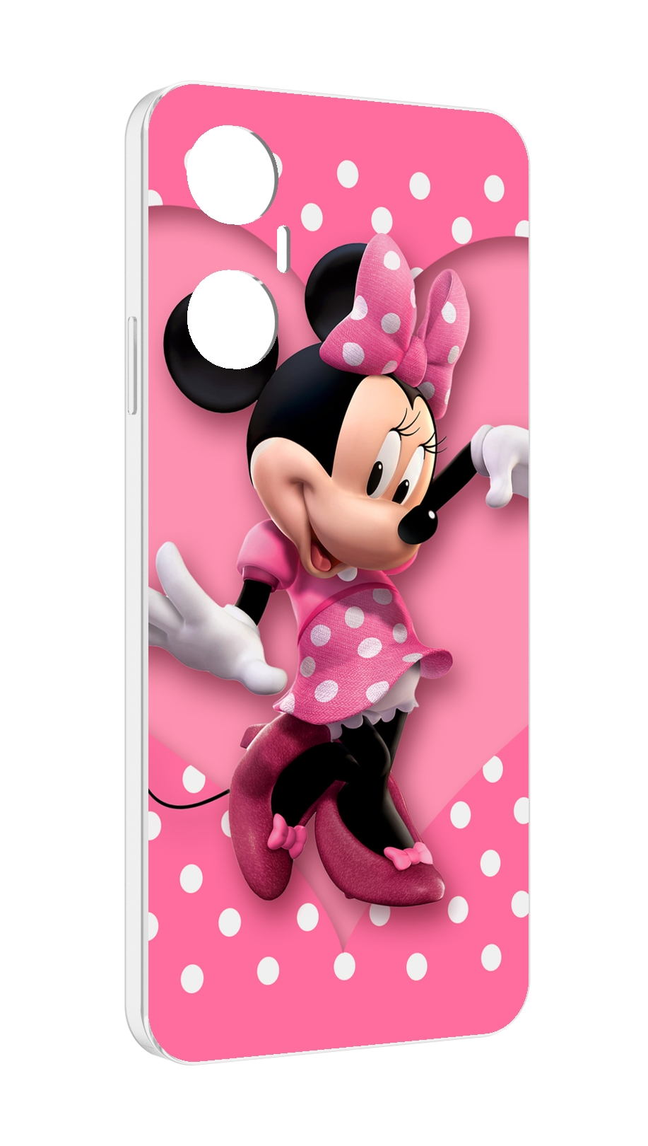 

Чехол MyPads Минни-Маус-в-сердце женский для Infinix Hot 20 5G, Прозрачный, Tocco