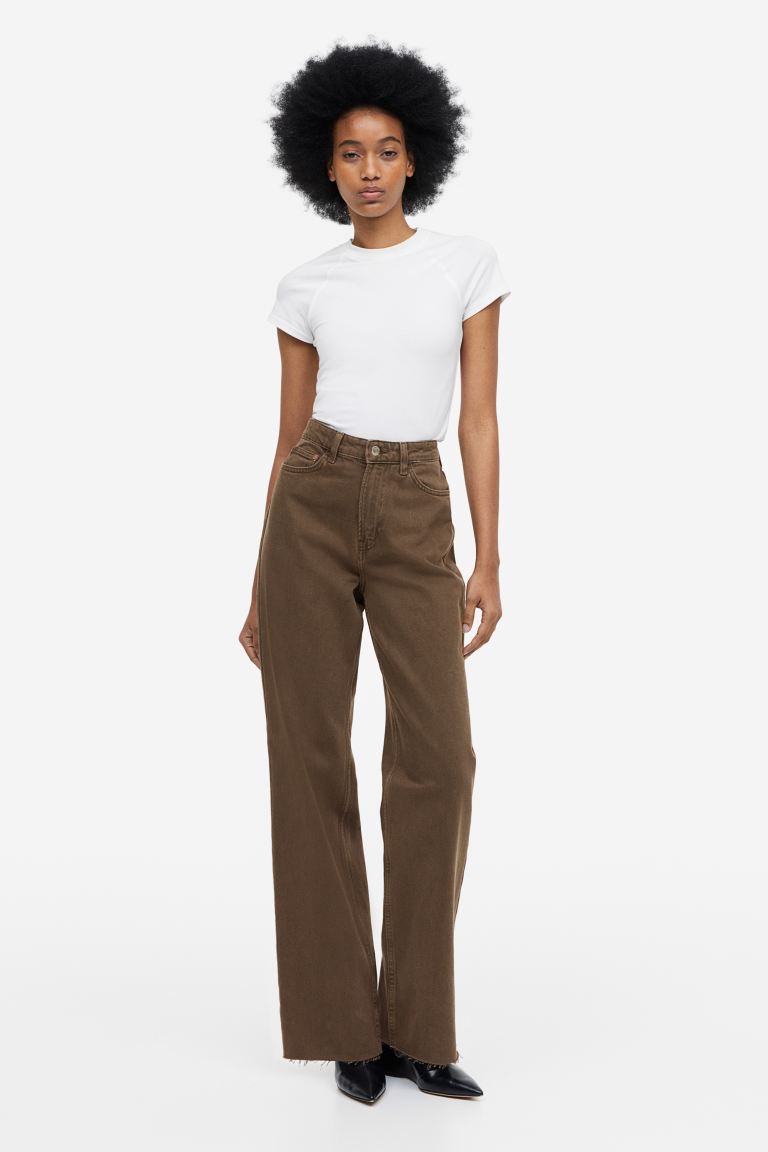 

Джинсы женские H&M 1067430020 коричневые 40 EU (доставка из-за рубежа), Коричневый, 1067430020