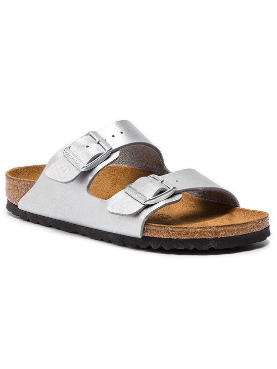 фото Шлепанцы arizona bs 1012283 birkenstock серебристый 35 eu