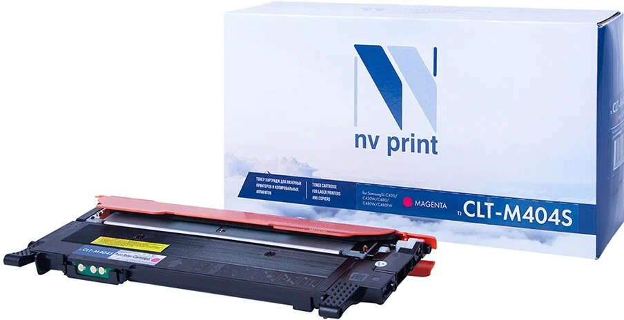 

Картридж для МФУ NV Print CLT-M404S (42921) пурпурный, совместимый, CLT-M404S