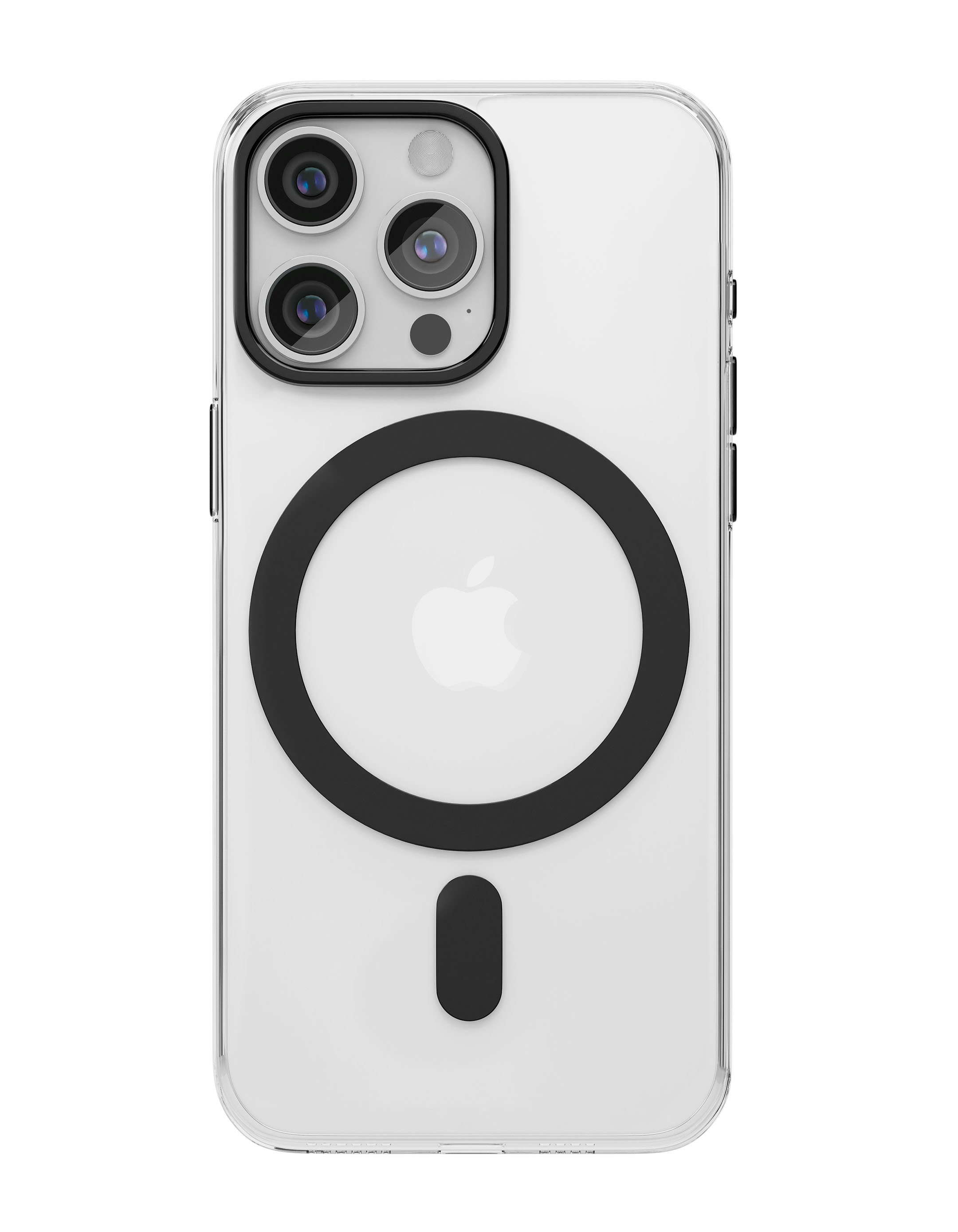 

Чехол VLP Diamond Case с MagSafe для iPhone 15 Pro прозрачный с чёрным, Diamond Case с MagSafe для iPhone 15 Pro
