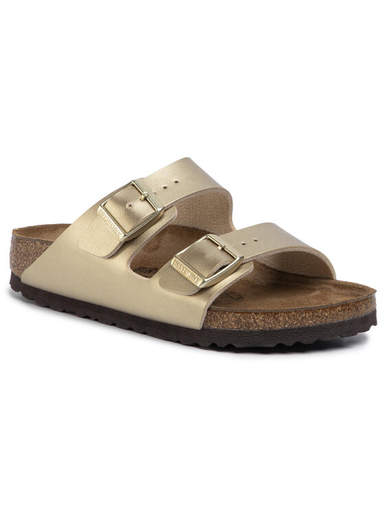 фото Шлепанцы arizona bs 1016111 birkenstock золотой 41 eu