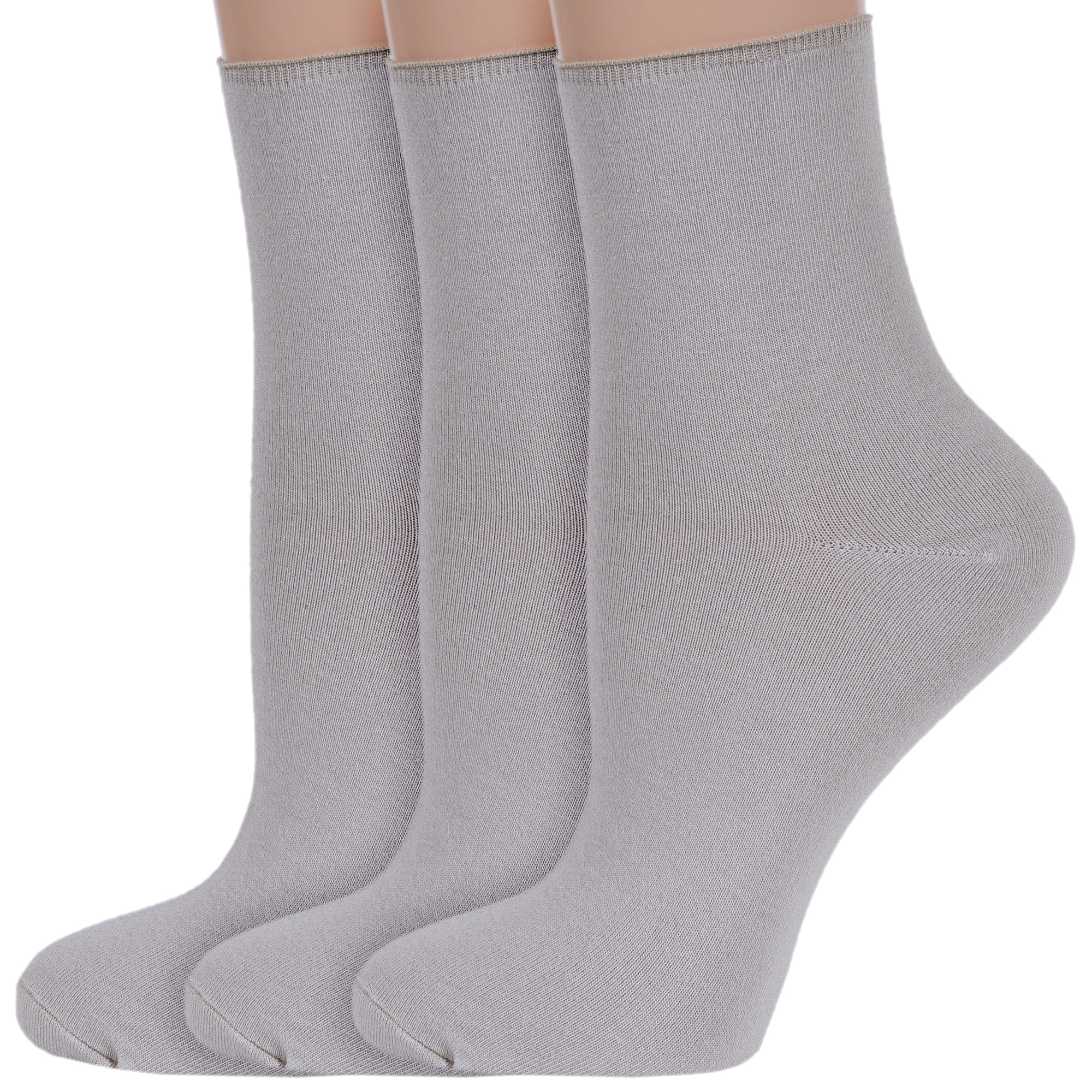 

Комплект носков женских Rusocks 3-Ж-1528 бежевых 23-25, Бежевый, 3-Ж-1528