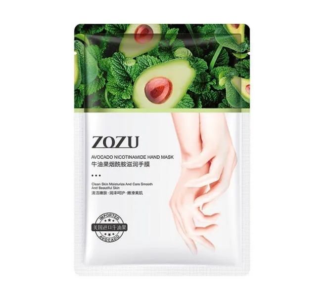 Набор масок-перчаток для рук Zozu Avocado Nicotinamide Hand Mask 3 шт х 35 г