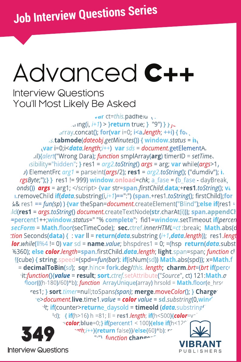 

Advanced C++ Interview Questions You'll Most Likely Be Asked