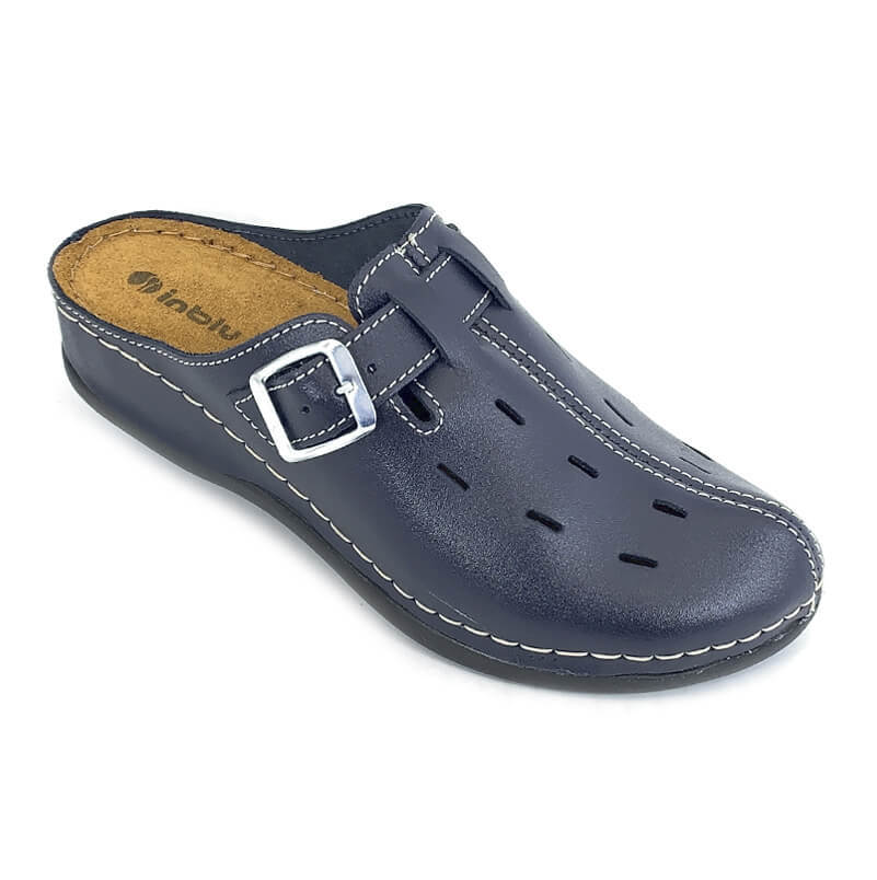 

Сабо женские Inblu 188362384 синие 41 RU, 188362384