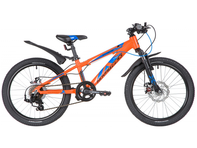 Детский велосипед Novatrack Велосипед Детские Extreme 20 Disc, год 2020 , цвет Оранжевый