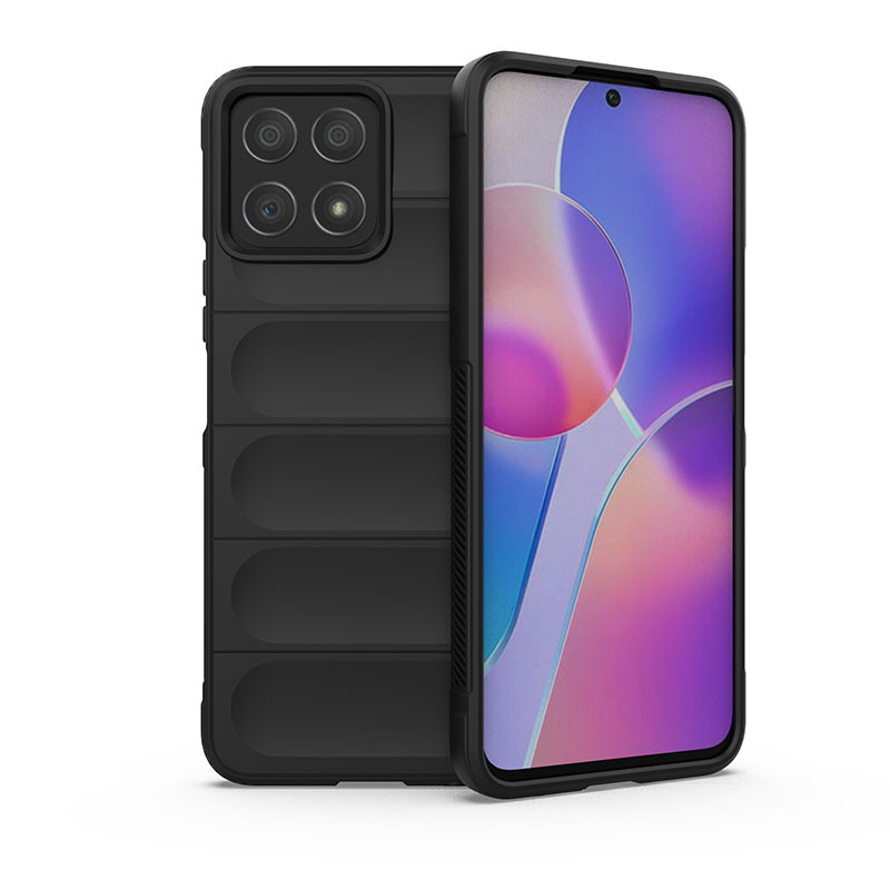 

Противоударный чехол Flexible Case для Honor X8, черный, Flexible Case
