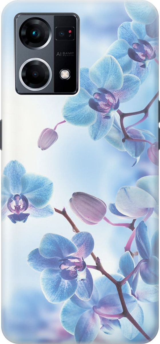 Силиконовый чехол на OPPO Reno7 с принтом 
