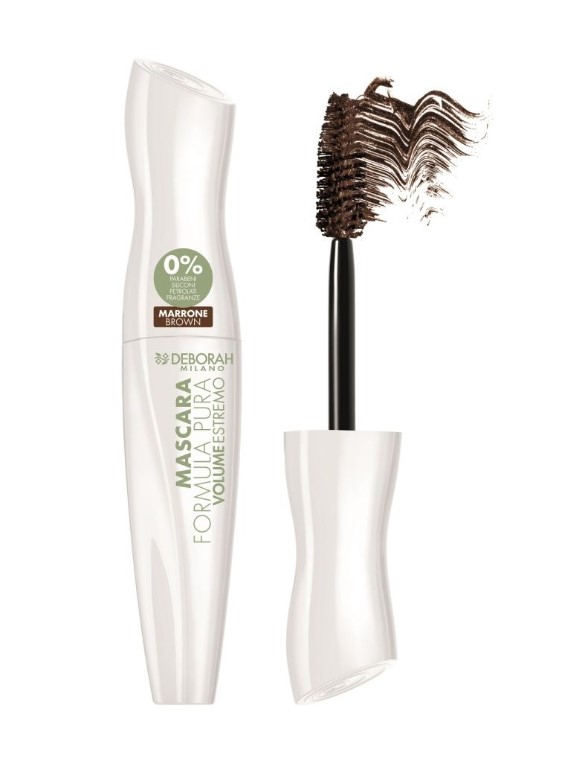 Тушь для ресниц Deborah Milano Formula Pura Mascara, тон коричневый, 12 мл х 2 шт.