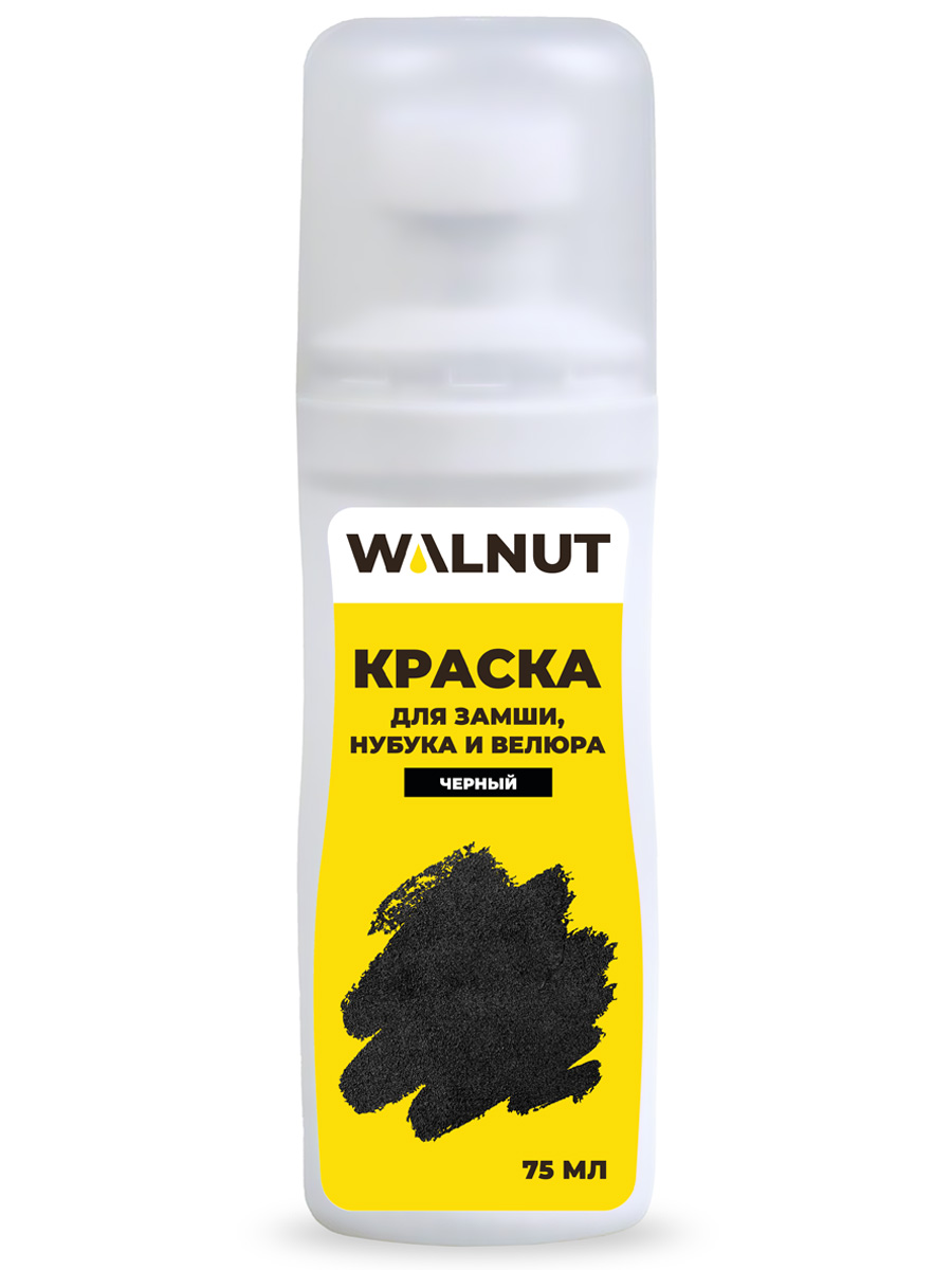 

Краска для обуви Walnut WLN0329 черная, Черный, WLN0329