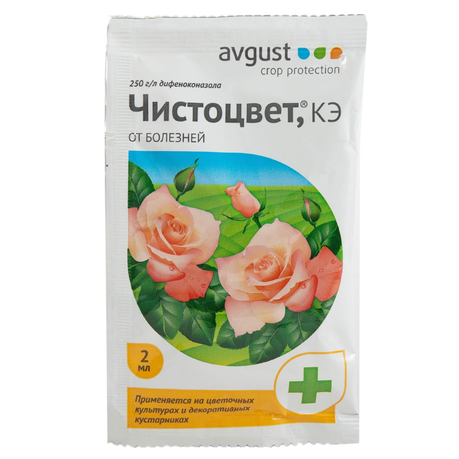 

Фунгицид Август Чистоцвет для роз комплексный 2мл (завод.уп 200 шт) (200 шт.), Чистоцвет