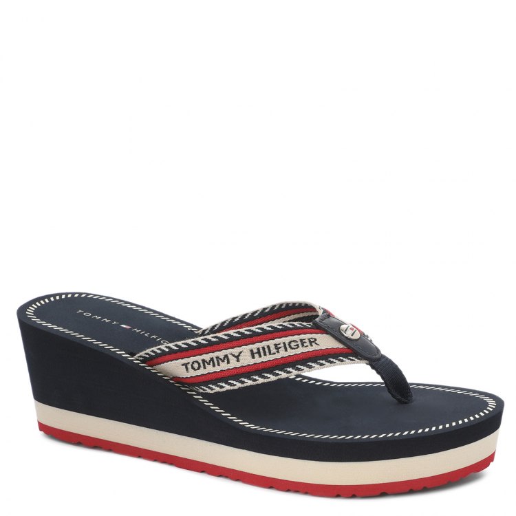 фото Шлепанцы женские tommy hilfiger fw0fw05762_2578247 синие 36 eu