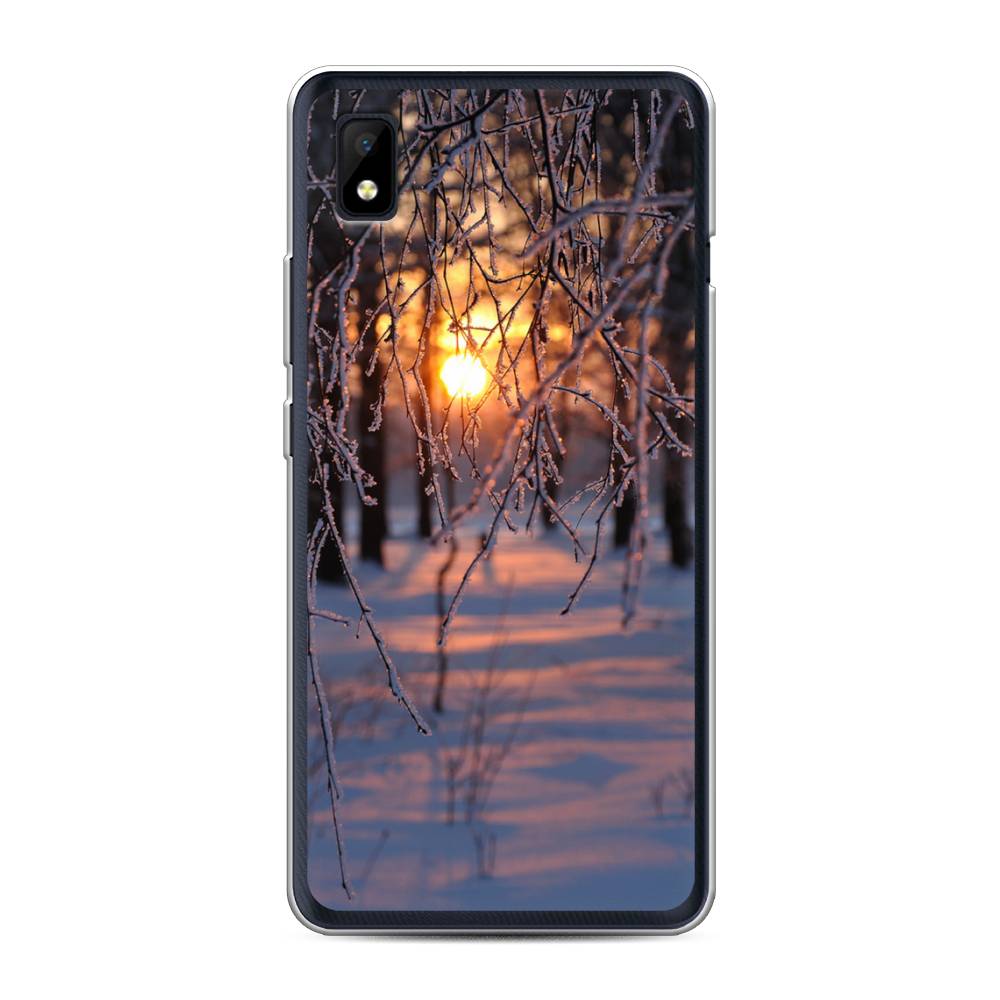 

Чехол на ZTE Blade L210 "Зима 7", Оранжевый;розовый;черный, 134150-2