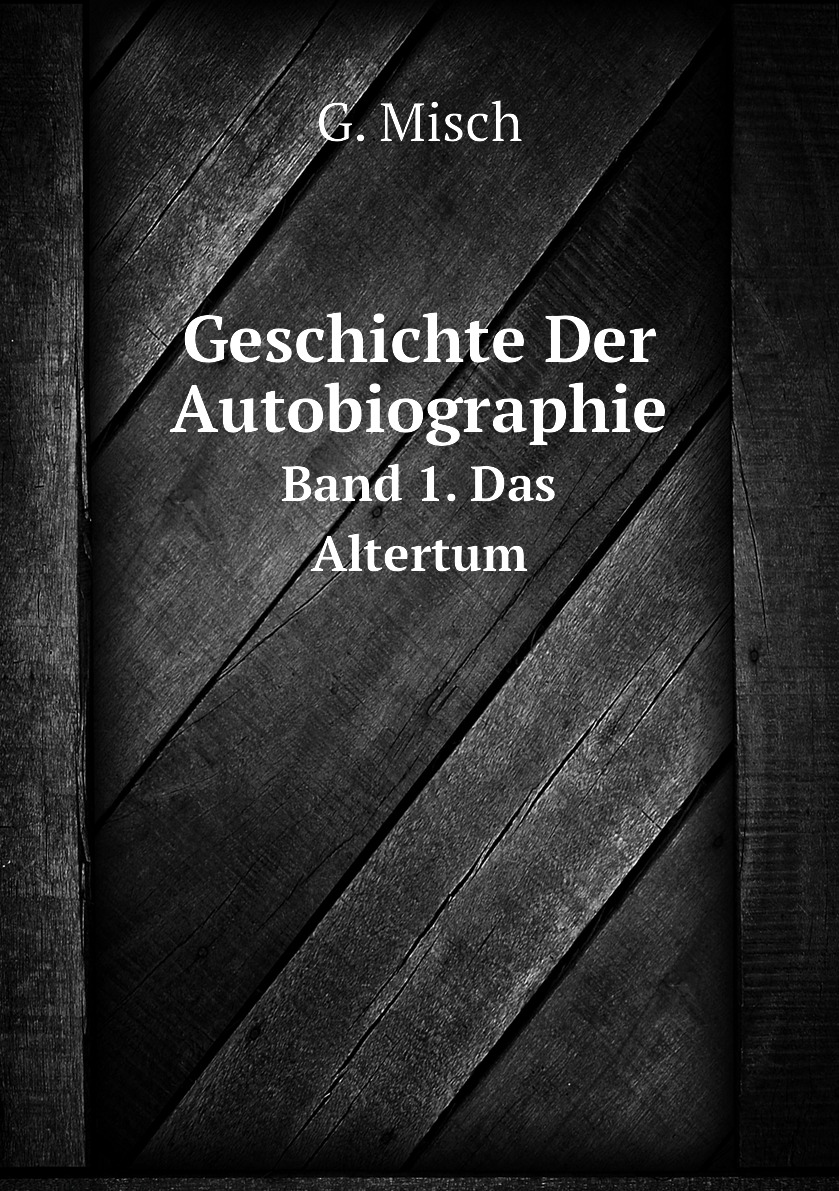 

Geschichte Der Autobiographie