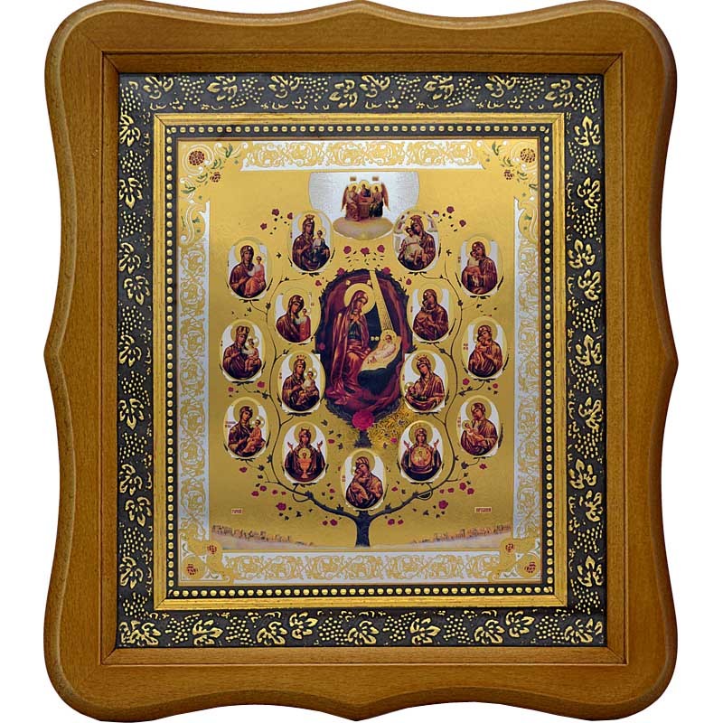 

Древо Богородицы ( Горний Иерусалим). Печатная икона.