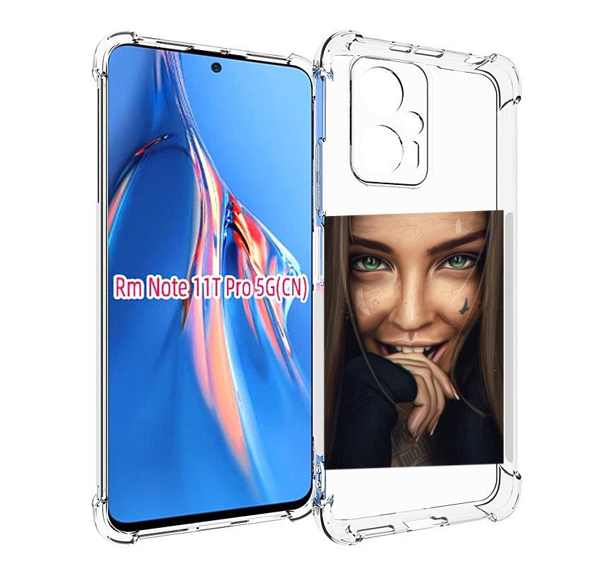 

Чехол MyPads девушка улыбается женский для Xiaomi Redmi Note 11T Pro / 11T Pro Plus / P..., Прозрачный, Tocco
