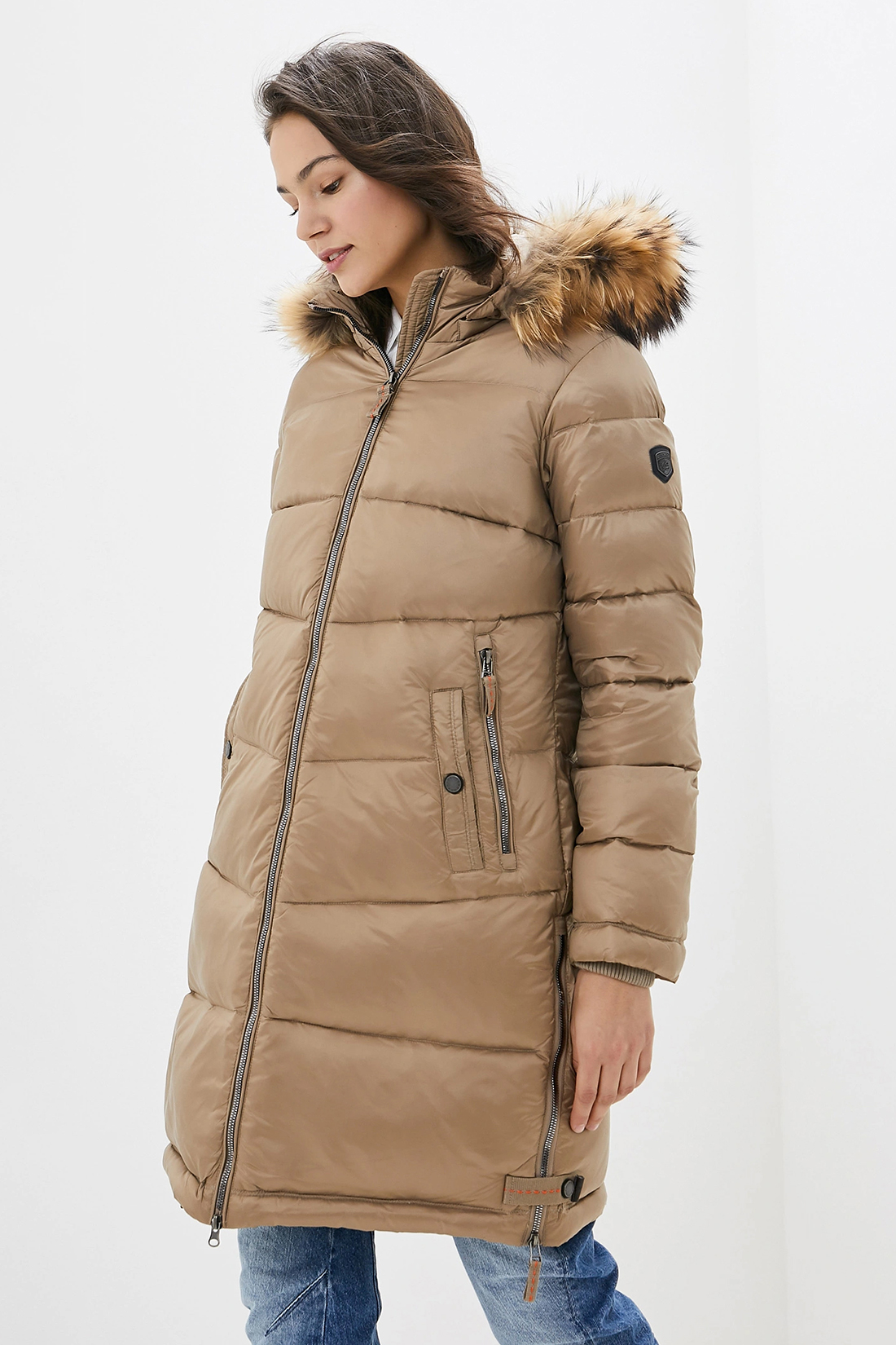 

Куртка женская Baon B009560 бежевая XXL