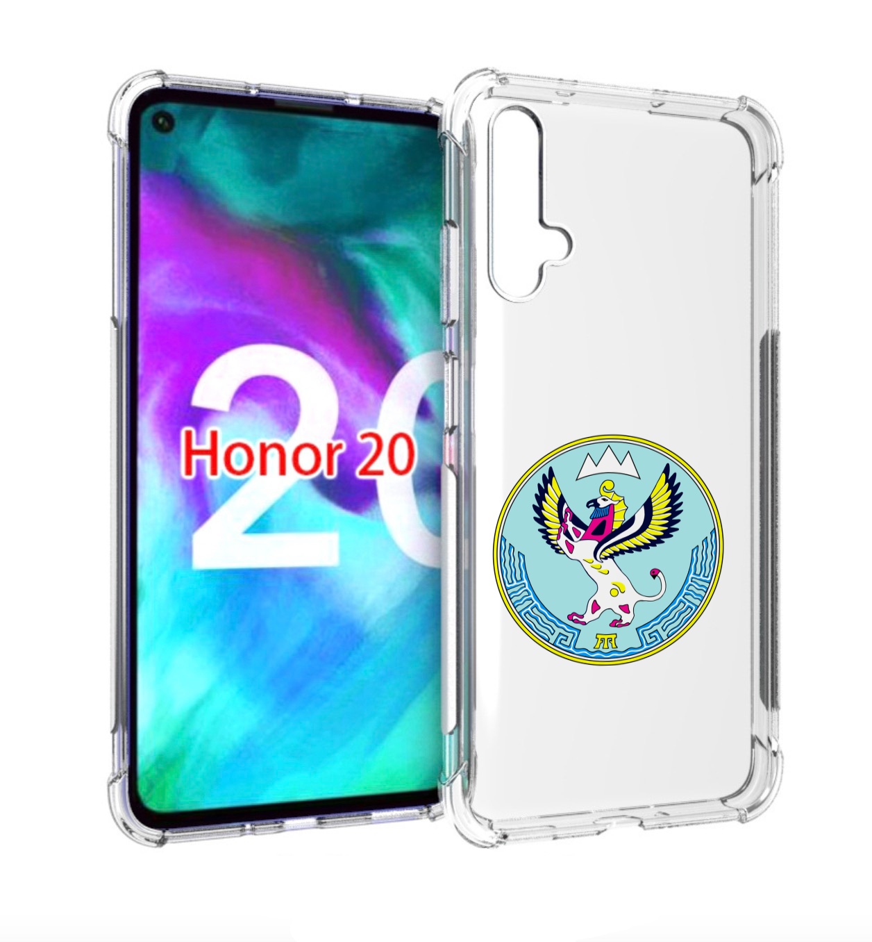 

Чехол бампер MyPads герб-алтаискии-краи для Honor 20, Прозрачный, Tocco