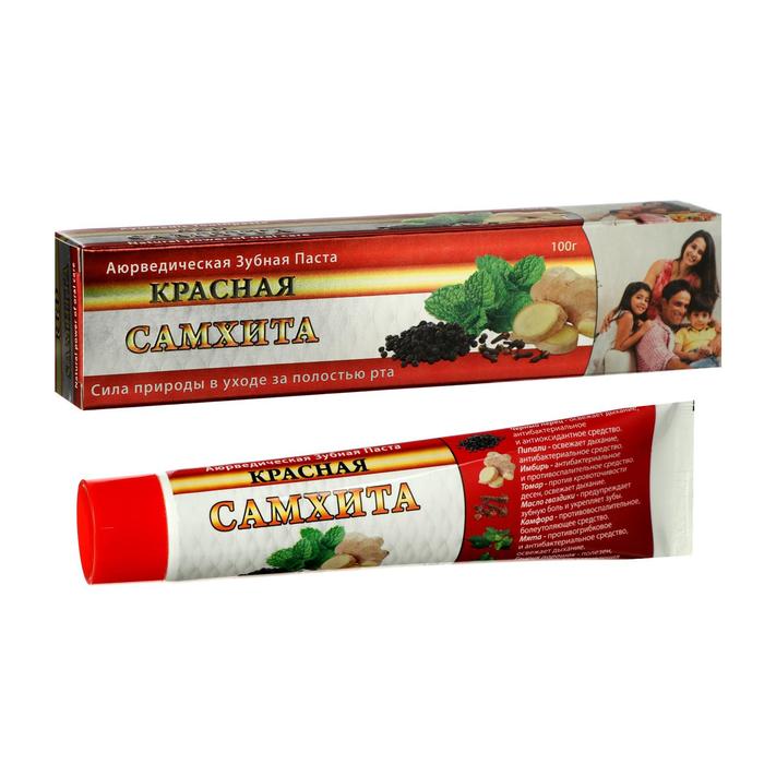 

Зубная паста Самхита красная, 100 г