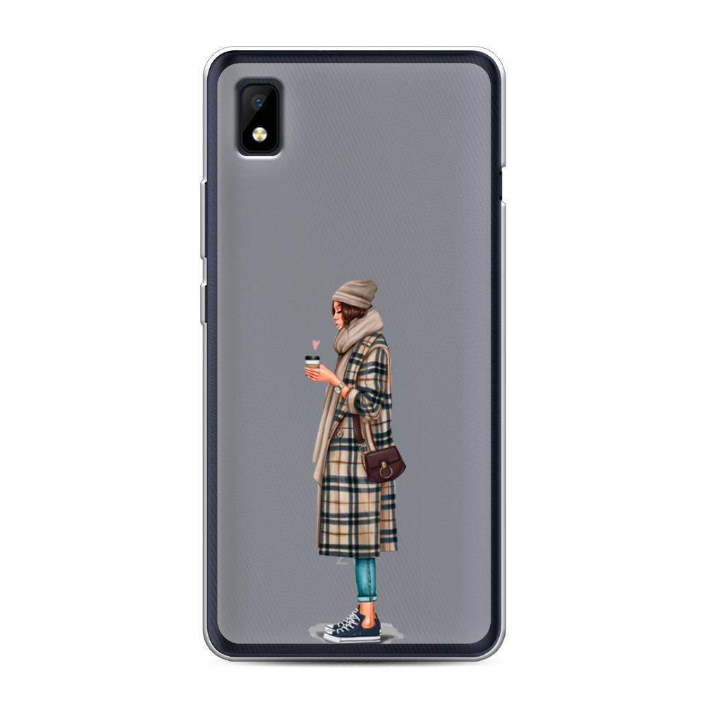 

Чехол на ZTE Blade L210 "Утренний кофе", Коричневый;бежевый, 134150-6