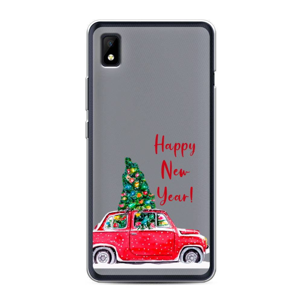 

Чехол на ZTE Blade L210 "Happy New Year", Красный;зеленый, 134150-5