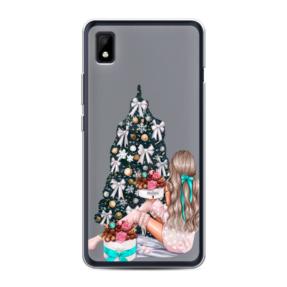 

Чехол на ZTE Blade L210 "New Year", Зеленый;бежевый;голубой, 134150-5