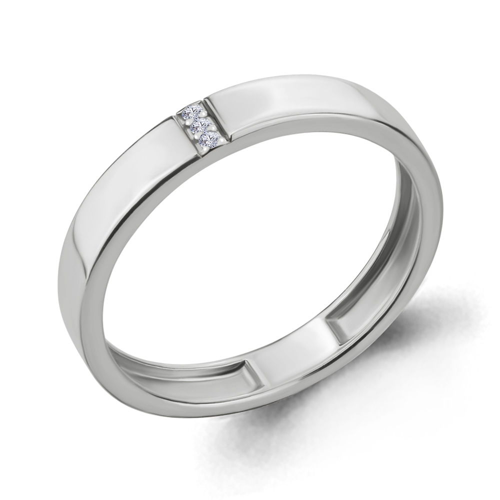

Кольцо из белого золота с бриллиантом р. Aquamarine 960844, 960844_585_бз