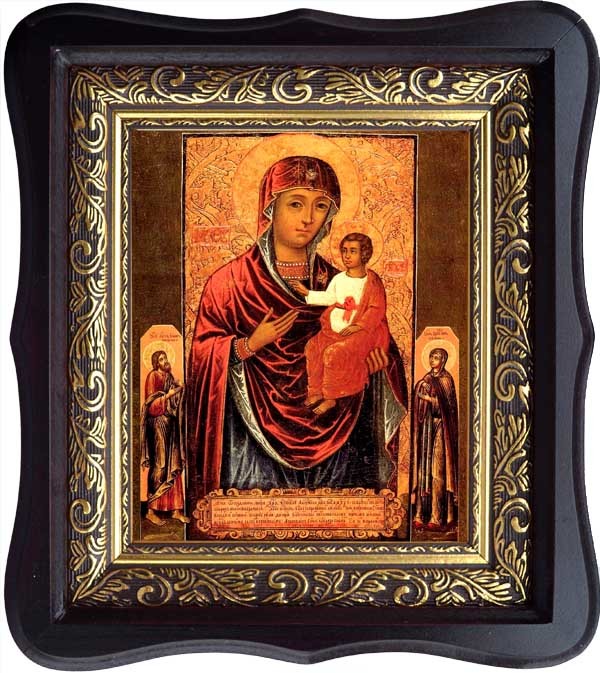 

Виленская икона Божьей Матери (Одигитрия) на холсте.