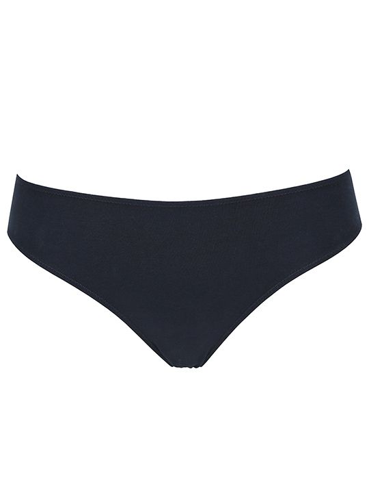 Трусы женские LORMAR Slip Extra Cotton черные 3