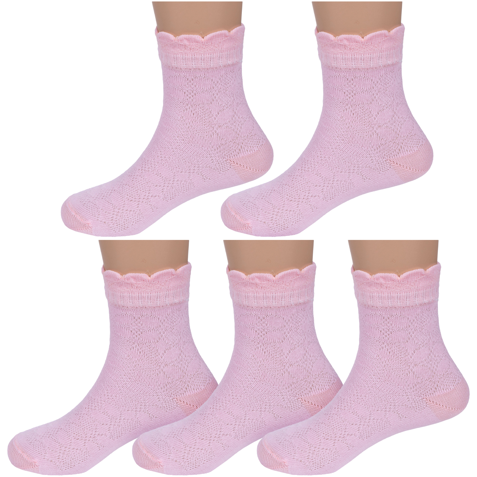 Носки детские LorenzLine 5-Л56Д, персиковые, 12-14